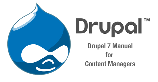 Drupal 7 Manual for Content Managers